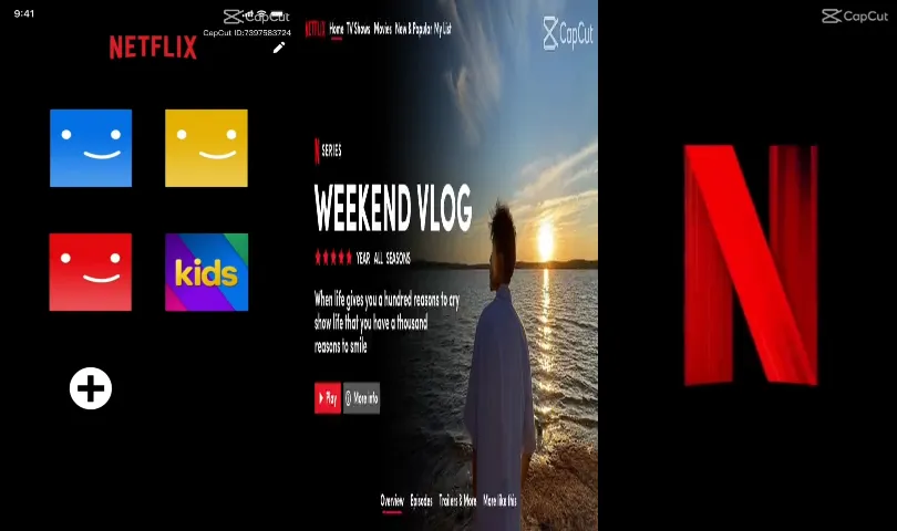 Netflix Capcut Template