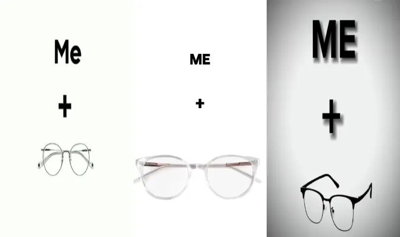 Me and Glasses Capcut Template